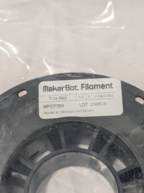 MAKERBOT FILAMENT True Red PLA Small 0.5lb MP05789