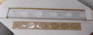 WAC LIGHTING 39" x 4" Xenon Undercabinet Light Bar BA-X6-BZ