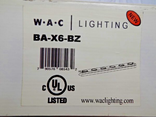 WAC LIGHTING 39" x 4" Xenon Undercabinet Light Bar BA-X6-BZ
