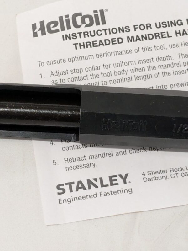 HELI-COIL Thread Insert Hand Installation Tool: 1/2-20 7552-8