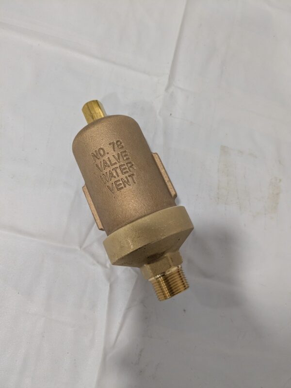 HOFFMAN Cast Brass Water Vent 1/8" Inlet, 3/4" Outlet, 150 Max psi 401485