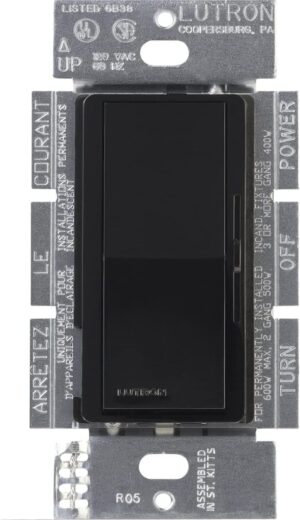 Lutron DVELV-303P-BL Diva Electronic Low-voltage 3-Way Dimmer