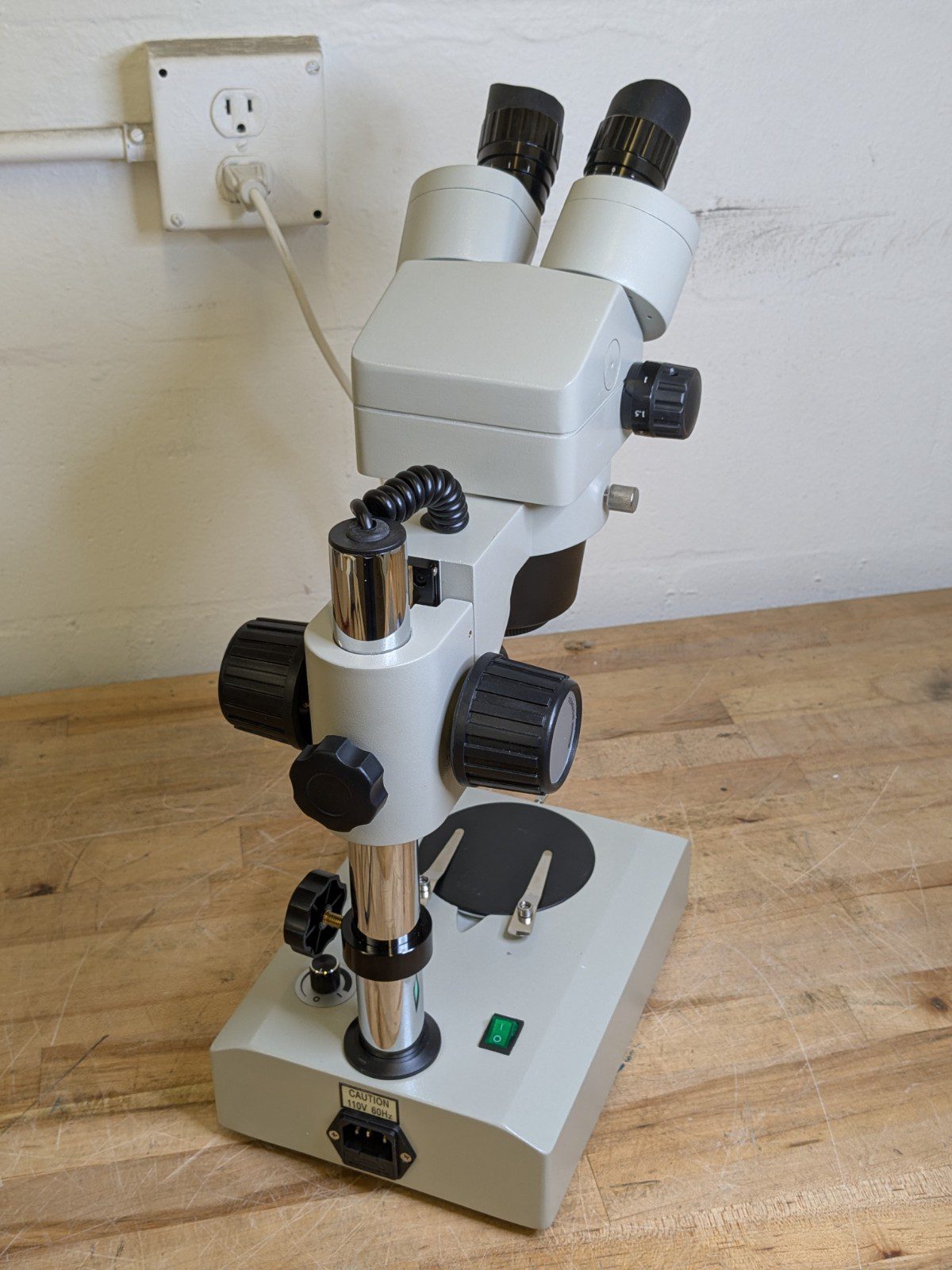 SPI Stereo Microscope 6.5x - 45x Mag. Binocular Lens 12-504-7 Parts / Repair