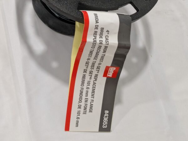 Oatey Twist-N-Set 4 in. Cast Iron Toilet Flange 436532