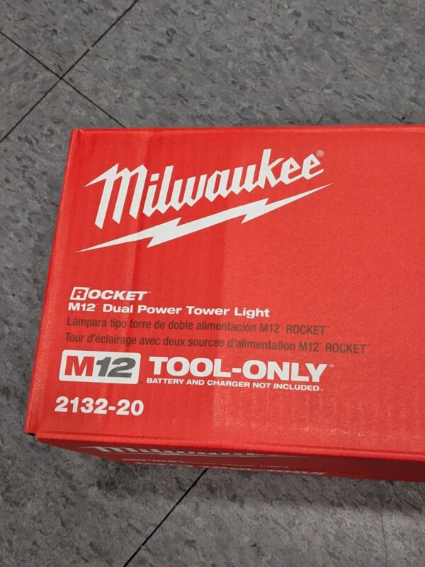 Milwaukee M12 12V 1,400-Lumen Dual Power Tower Light 2132-20 Bare Tool