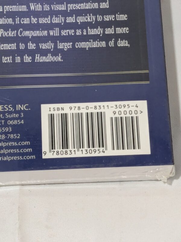 Industrial Press Machinery's Handbook Pocket Companion Revised 1st Edition