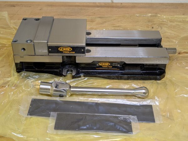GS Tooling Precision Milling Machine Vise 6" Jaw Width 9" Opening 327320
