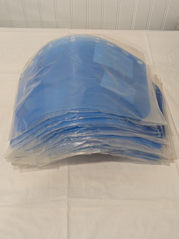 BULLARD Face Shield Visor: 15" X 8" X 0.04", Clear Pack of 12 840T