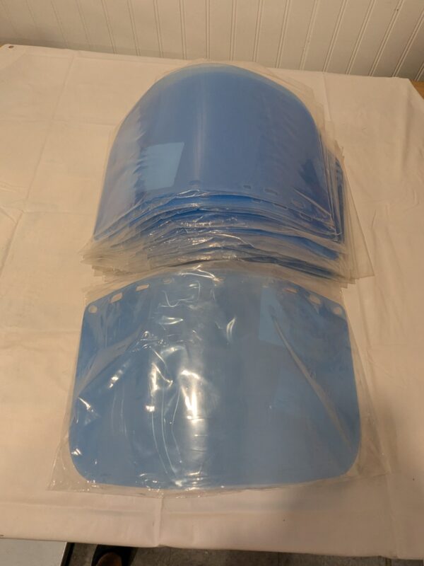 BULLARD Face Shield Visor: 15" X 8" X 0.04", Clear Pack of 12 840T