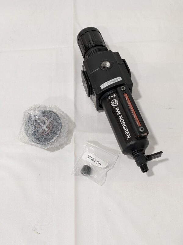 NORGREN FRL Combination Unit: 3/8 NPT, Intermediate B73G-3AK-QD1-RMG