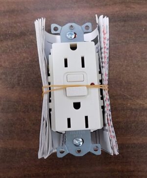 Lutron SCR-15-GFCI-Bl Satin Colors 15A GFCI Electrical Socket Receptacle