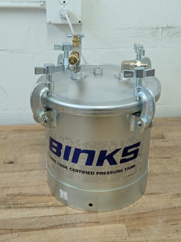 Binks Pressure Tank for Paint Sprayer 2.8 Gal. Zinc Plated Steel 83C-210