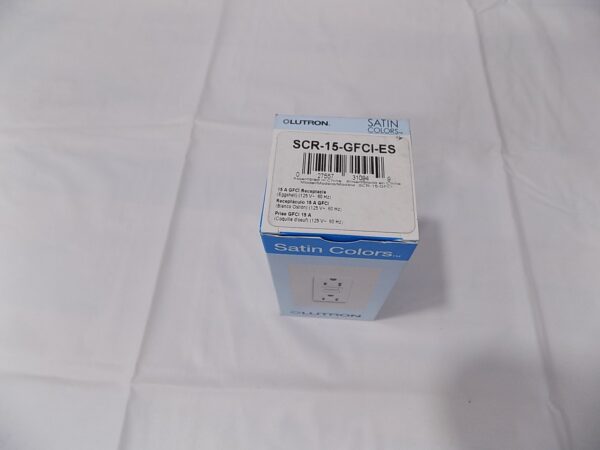 Lutron SCR-15-GFCI-ES Satin Colors 15A GFCI Electrical Socket Receptacle