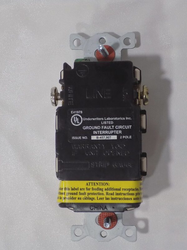 Lutron SCR-15-GFCI-DS Satin Colors 15A GFCI Electrical Socket Receptacle