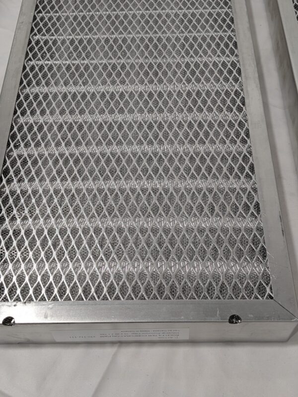 Koch Filter Pleated Air Filter: Permanent, MERV 7 2 Pack 618-100-200