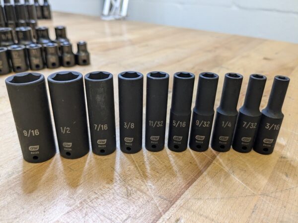 Gearwrench 209-Piece Master Impact Socket Set 6-Point SAE/Metric Standard/Deep