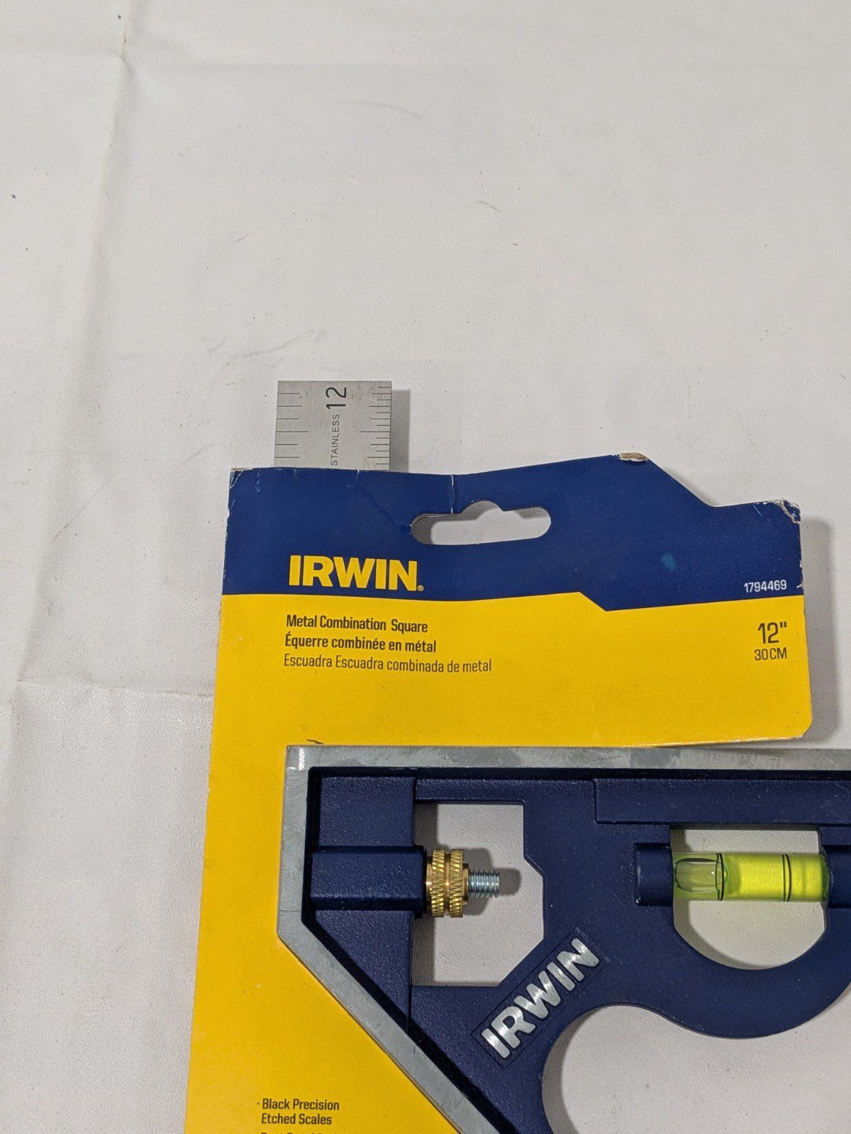 Irwin 2 Piece, 12" Combination Square Set 1794469