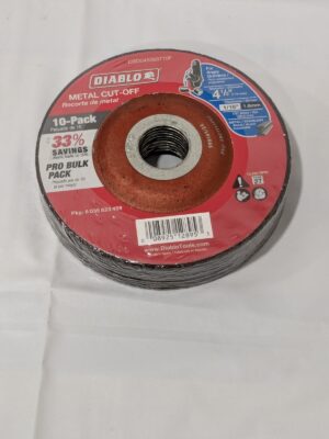 DIABLO Depressed-Center Wheel 4-1/2" Dia 1/16" Thic 7/8" Hole 10PK DBD045063710F