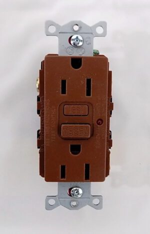 Lutron SCR-15-GFCI-SI Satin Colors 15A GFCI Electrical Socket Receptacle