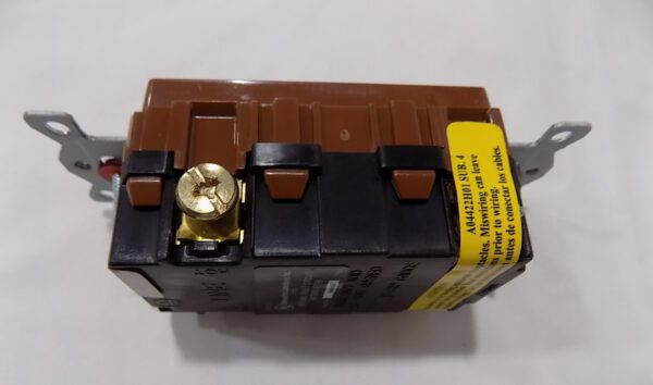 Lutron SCR-15-GFCI-SI Satin Colors 15A GFCI Electrical Socket Receptacle