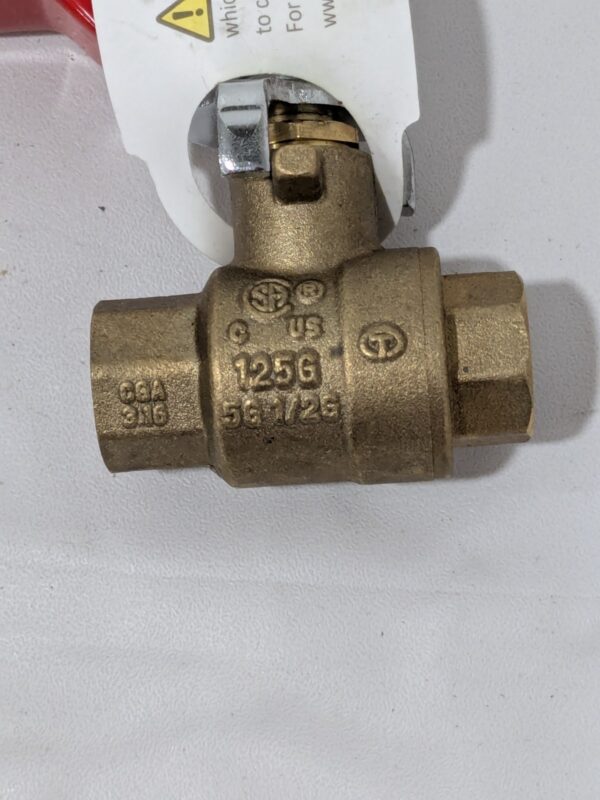 Box of 10 Full Port Manual Ball Valve: 1/4" Pipe, FNPT x FNPT 52763471