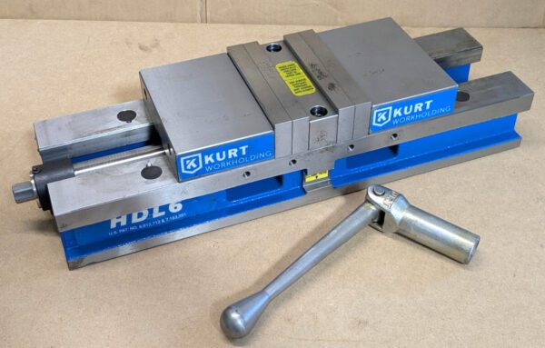 Kurt Double-Station Machine Vise 6" Jaw Width 4" Jaw Opening *Lightly Used*