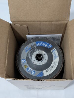 Norton Flap Disc: 4-1/2" Dia, 7/8" Hole, 36 Grit, Type 29 Box of 10 66254461155