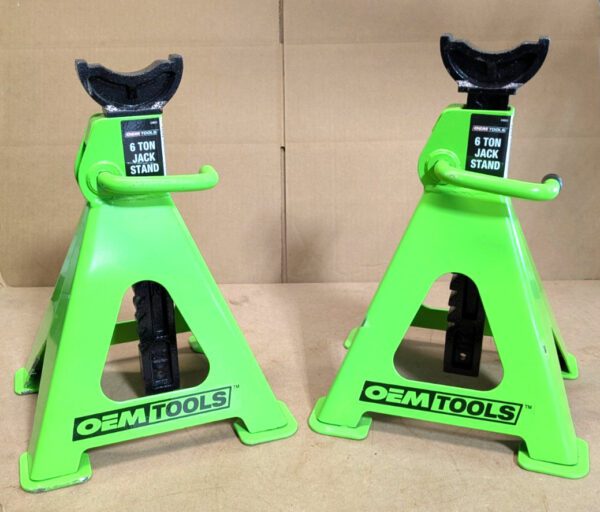 OEM Tools Jack Stand Set 12,000 Lb Capacity 15-3/4" to 24-3/8" High 24853