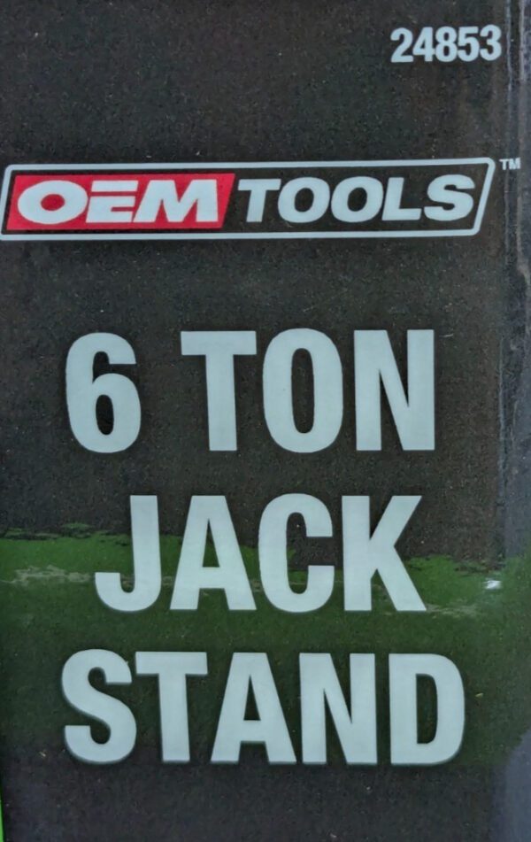 OEM Tools Jack Stand Set 12,000 Lb Capacity 15-3/4" to 24-3/8" High 24853