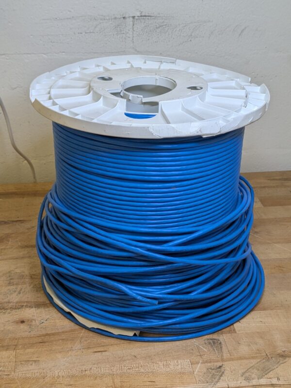 Tripp Lite Cat6 Gigabit Solid PVC Bulk Ethernet Cable 1000 Ft. N222-01K-BL