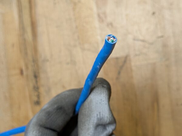 Tripp Lite Cat6 Gigabit Solid PVC Bulk Ethernet Cable 1000 Ft. N222-01K-BL