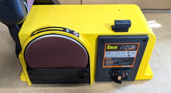 ENCO 36" x 4" Belt Sander & 6" Disc Combo Horizontal & Vertical 120V MM491G