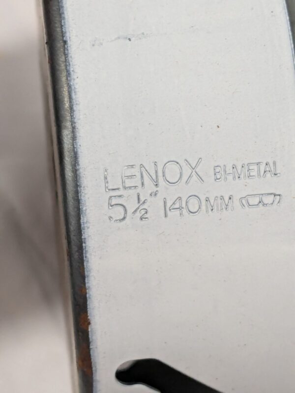 Lenox Hole Saw: 5-1/2" Saw Dia, 1-1/2" Cut Depth 3008888L