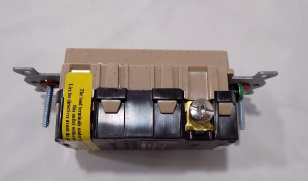 Lutron SCR-15-GFCI-MS Satin Colors 15A GFCI Electrical Socket Receptacle