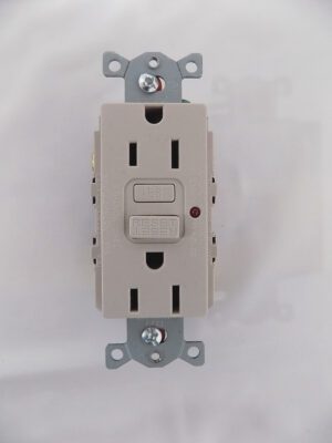 Lutron SCR-15-GFCI-TP Satin Colors 15A GFCI Electrical Socket Receptacle