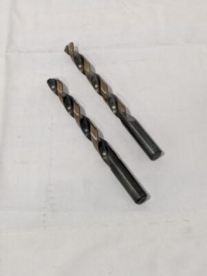 Jobber Length Drill Bit: 1/2" (0.5000) Dia, 135 deg, HSS 2 Pack C87765-6