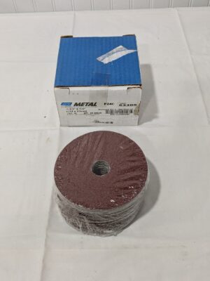 Norton 4-1/2x7/8” Metal F240 Aluminum Oxide Fiber Disc 36 Grit 25 PK 66623353306
