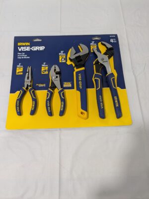 Irwin Plier Set: 4 Pc, Assortment 2078705
