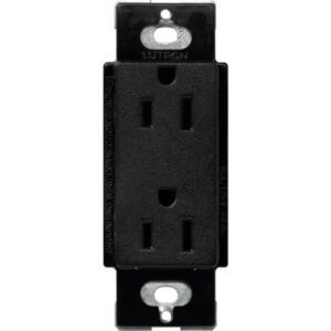 Lutron SCR-15-MN Satin Colors 15A Electrical Receptacle Socket Midnight