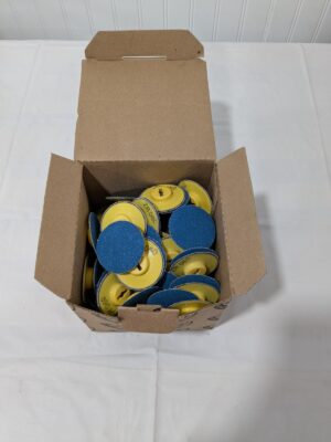 Klingspor Quick-Change Disc: QDC, 2" Dia, 60 Grit, ZA Box of 100 QD060ZR200