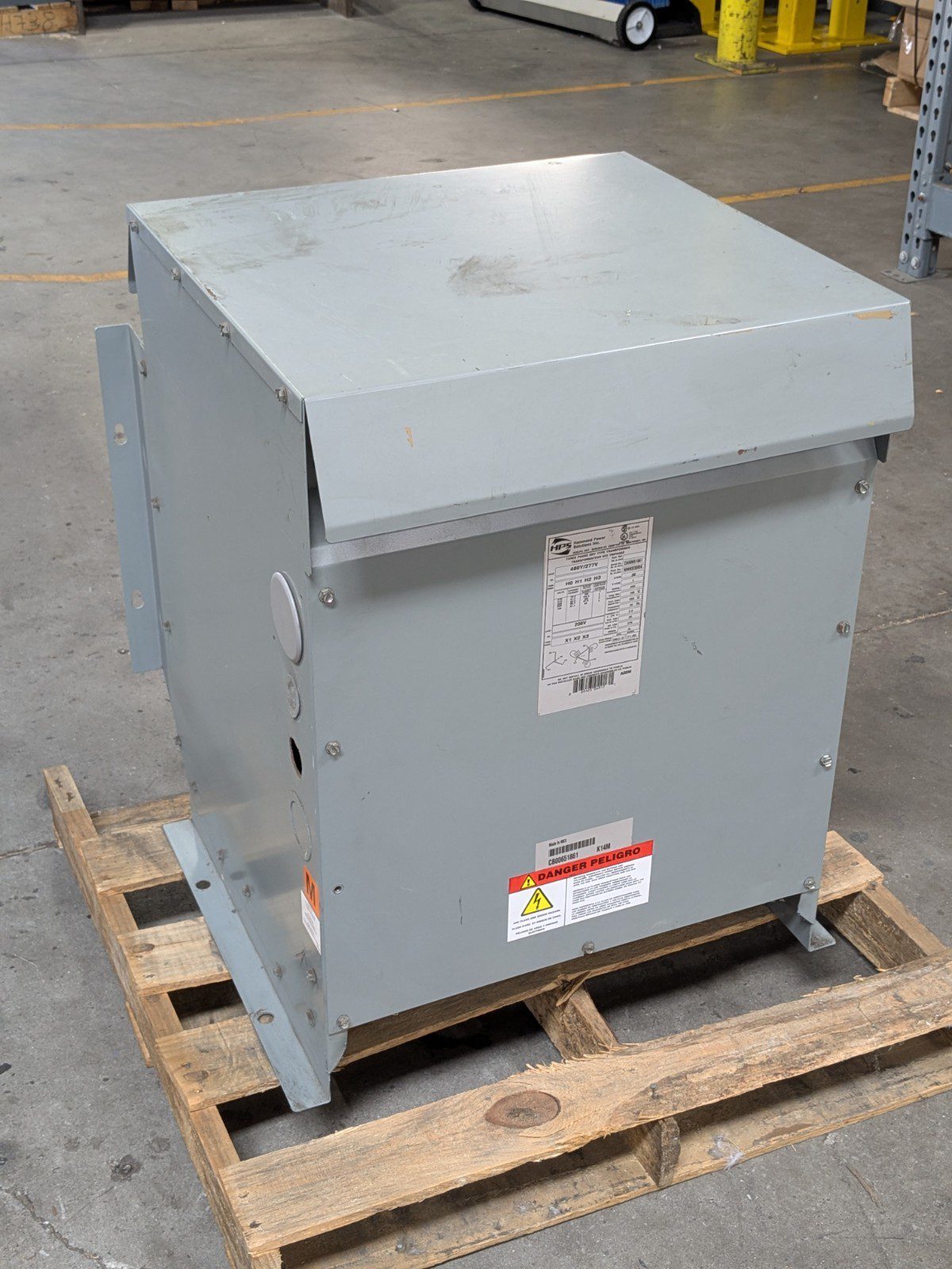 Hammond 30kVA Dry Type Power Transformer 3Ph 480Y/277V NMK030BK Parts / Repair