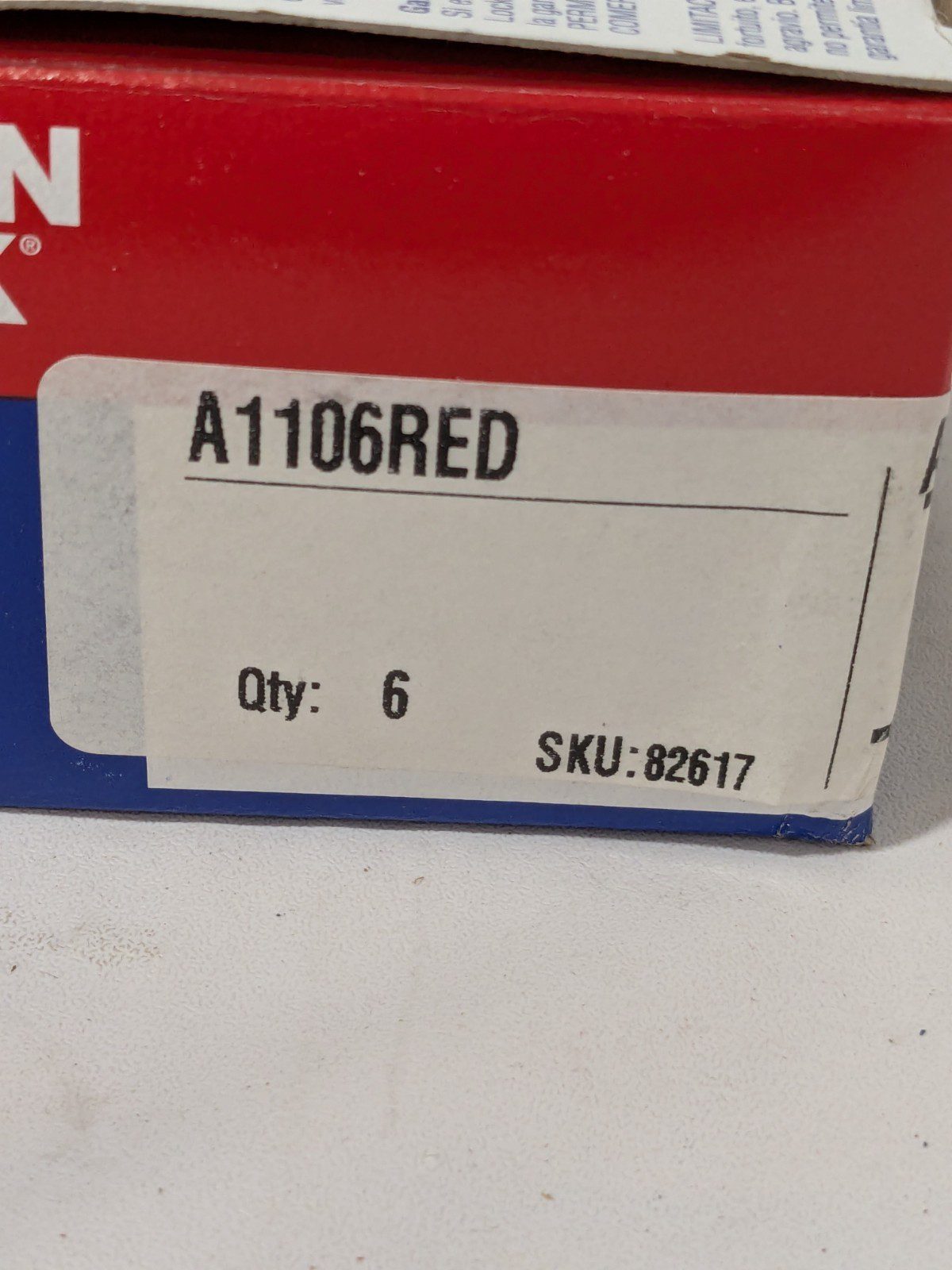 American Lock Lockout Padlock: Keyed Different, Red Box of 6 A1106RED