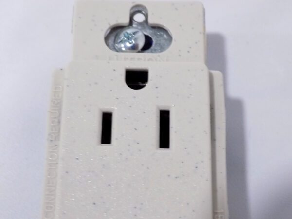 Lutron SCR-15-ST Satin Colors 15A Duplex Electrical Socket Receptacle Stone