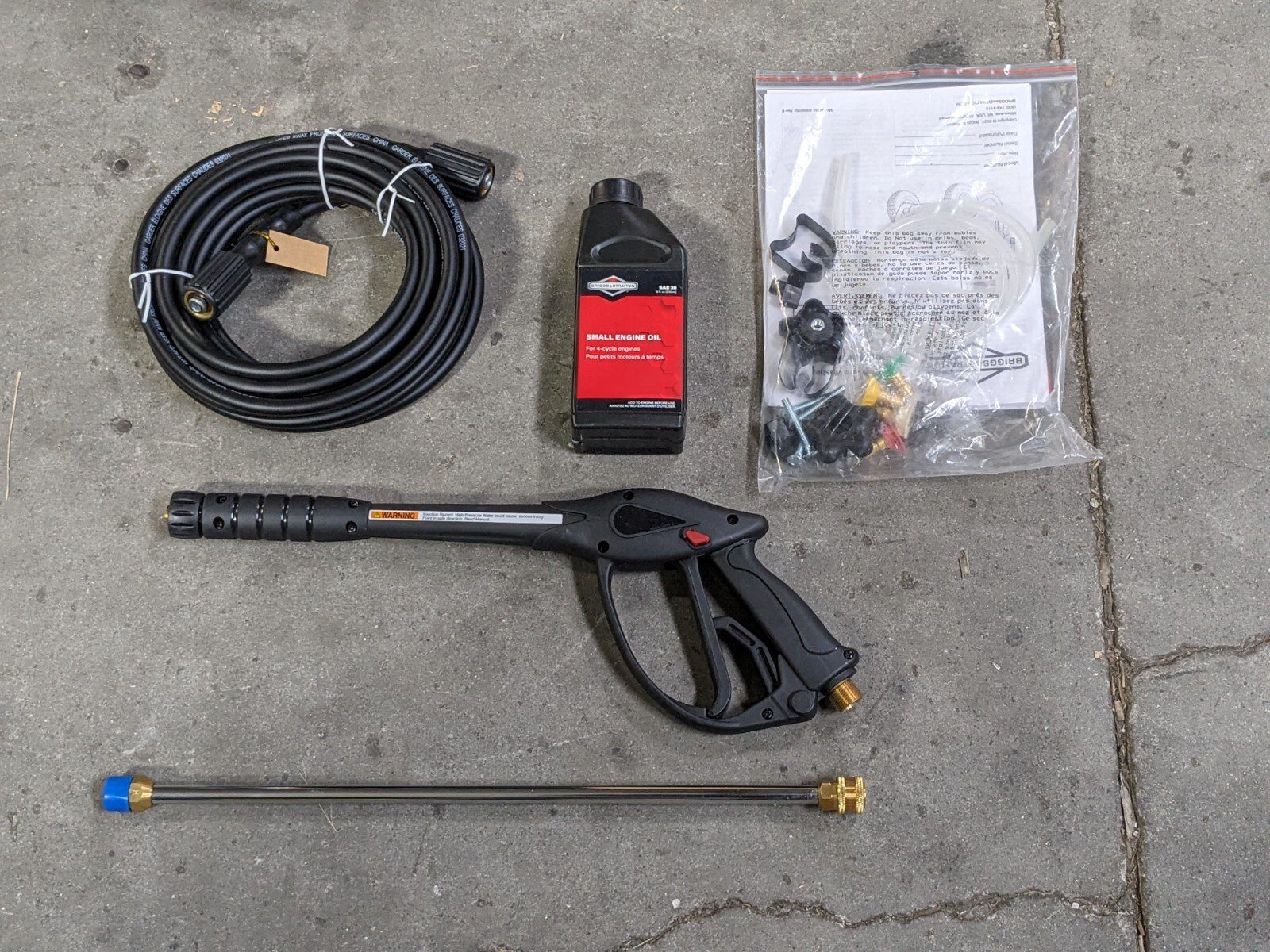 Briggs and Stratton 020775A Gas Powered Cold Water Pressure Washer 3400 PSI