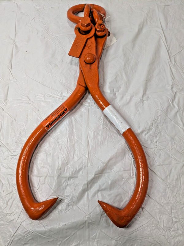 CM Timber Lifting Tong 2500 Lb at 75° Load 4 to 20" Jaw Opening 1" Diam 40218