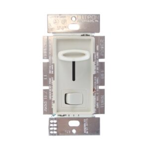 Lutron S-603P-LA Skylark 3-Way Incandescent Halogen Slide Dimmer w Rocker Switch