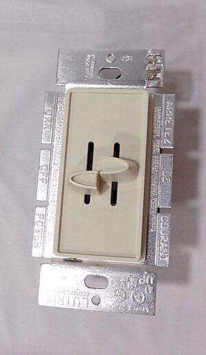 Lutron S2-L-LA Skylark Dual 2 Light Dimmer Light Almond