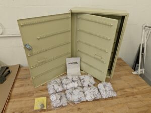 Master Lock Steel Lockable Key Storage Cabinet 25" x 18" x 7" Scratch N Dent