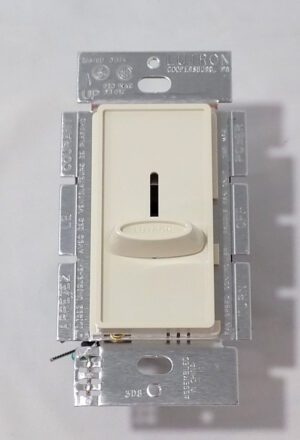 Lutron SFSQ-F-LA Skylark Slide-to-Off 3-Speed Fan Control Light Almond