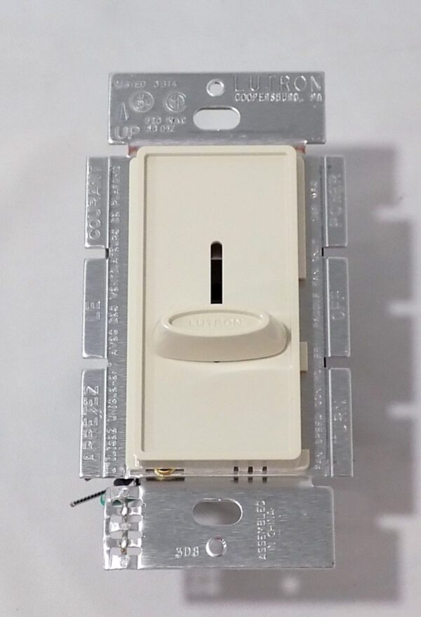Lutron SFSQ-F-LA Skylark Slide-to-Off 3-Speed Fan Control Light Almond